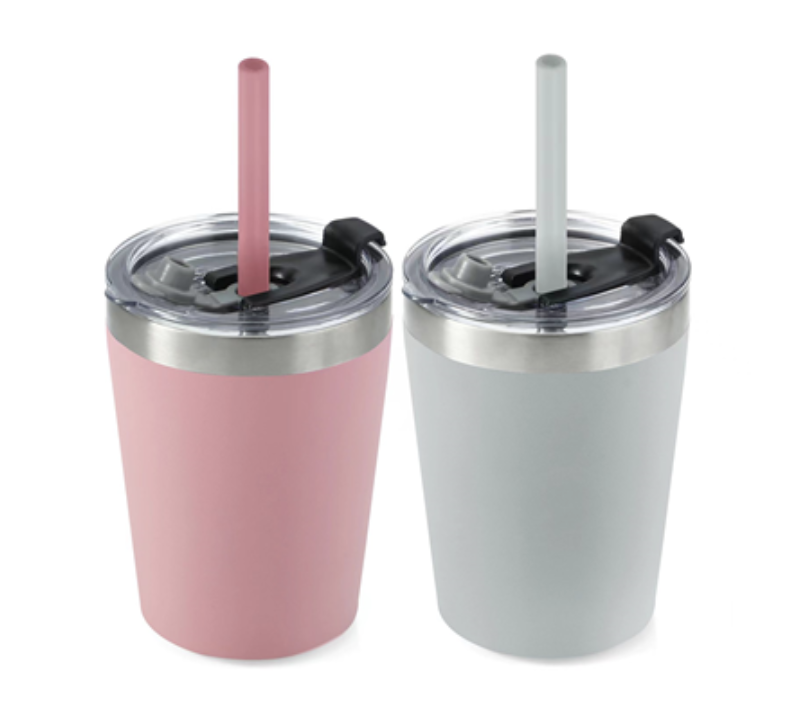 PandaEar Stainless Steel Toddler Cups, 8 oz.