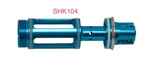 Recalled blue main chamber with model number SHK104