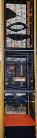 Recalled Spider Climb vertical playground climber with multi-level platforms