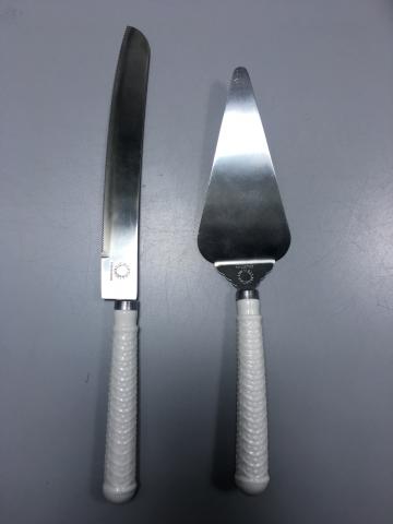 Martha Stewart Collection ® Whiteware Cake Knife and Server 