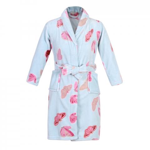 Recalled Richie House children’s robe in blue with butterfly print