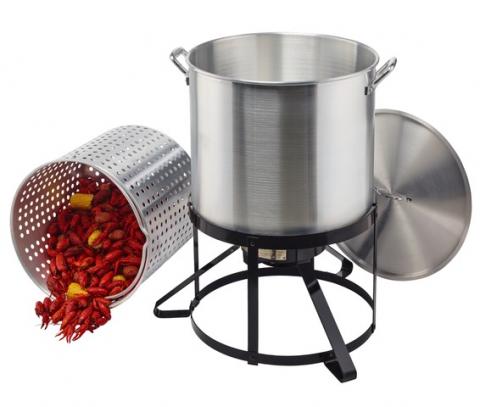 Outdoor Gourmet® 100 Qt. Crawfish Kit with circular base