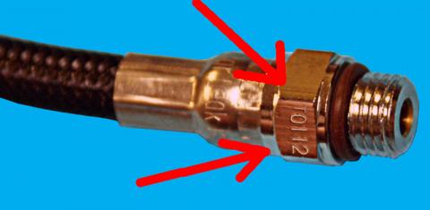 Scuba air hose production code