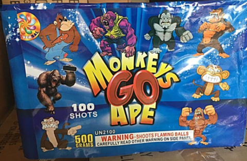 Monkey Go Ape 100 Shot