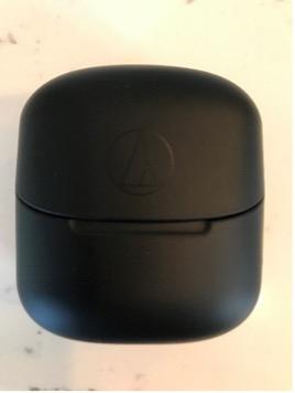 Recalled Audio-Technica Wireless Headphones (Model ATH-CK3TW) charging case – front view