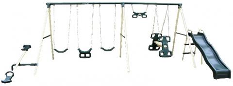 swing slide and seesaw set