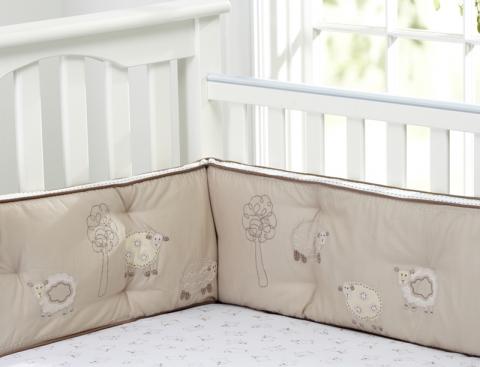 crib bumper pottery barn