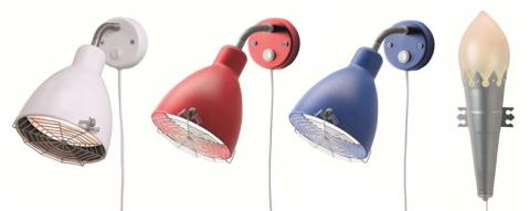 MINNEN children’s wall-mounted lamps