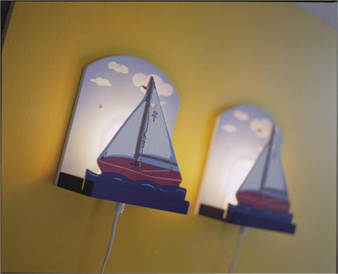 SEGLATS children’s wall-mounted lamp