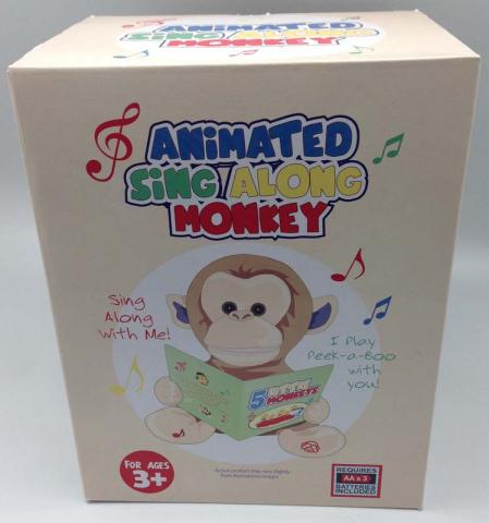 animated monkey toy