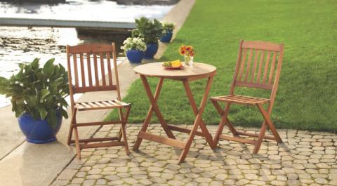 Folding Patio Dining Chair Set Of 2. . Splendid Outside 