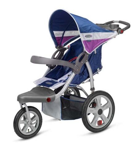 instep double jogging stroller front and back