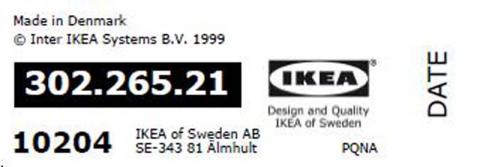PATRULL KLÄMMA safety gate label