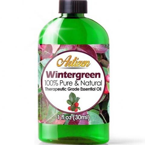 Recalled 1-ounce bottle of Wintergreen essential oil
