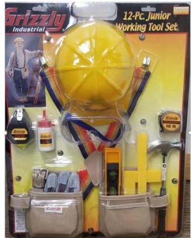 Children’s Tool Kits Recalled by Grizzly Industrial Due to Violation of Federal Lead Content Ban and Toy Safety Requirements