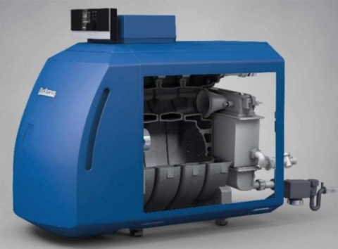 Recalled Buderus GB125-35 oil condensing boiler