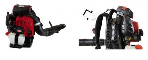 Recalled Shindaiwa EB810 Blower and Shoulder Straps