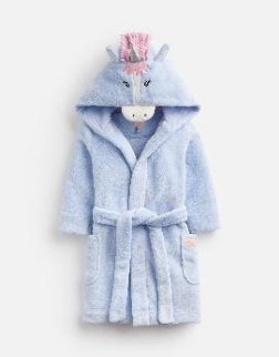 Z_ODRUNICRN-SKYBUNI Light blue unicorn robe 100% polyester 1 through 12