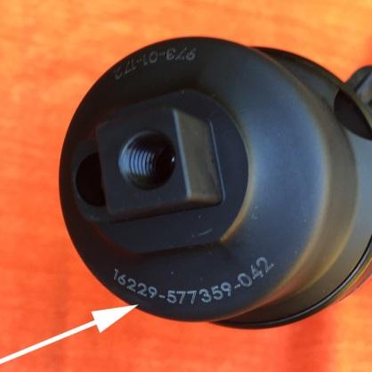 Serial Number on Yoke Mount Version