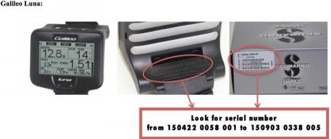 UWATEC Galileo Luna dive computer