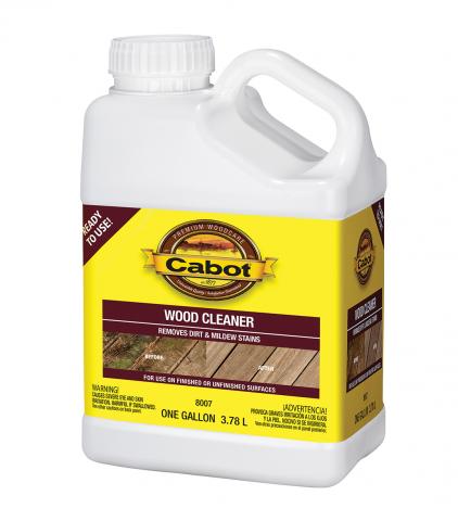 Valspar Cabot-branded wood cleaner