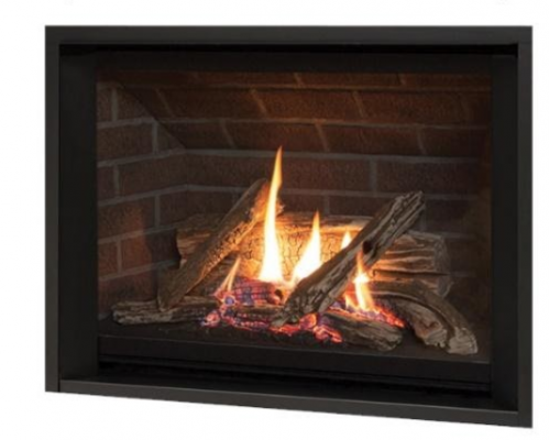 Recalled Valor H5 gas fireplace, model 1150ILP and 1150JLP