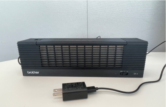 Brother AirSure DF-2 Dynamic Filtration Tabletop Air Purifier with recalled Meic AC power adapter