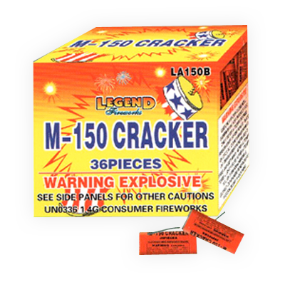Photo 2: Recalled LA150B M-150 cracker fireworks