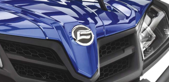 CFMOTO logo on front grill