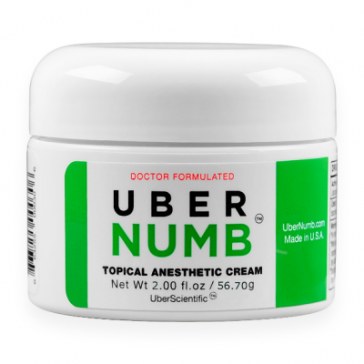 Recalled Uber Numb topical anesthetic cream