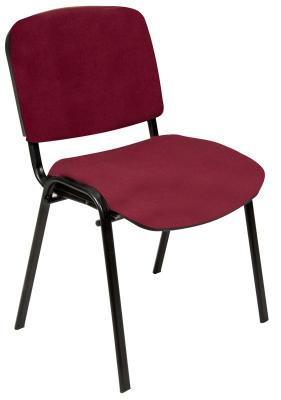 Oakmont burgundy stackable chair