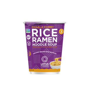Recalled Lotus Foods masala curry rice ramen noodle soup cup