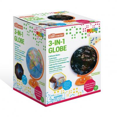 Recalled Little Experimenter 3-in-1 World children’s globe – packaging