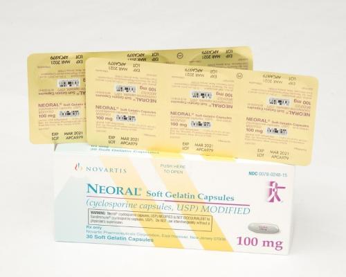 Recalled Neoral® 100 mg soft gelatin capsules