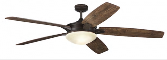 Recalled Harbor Breeze Kingsbury indoor ceiling fan  