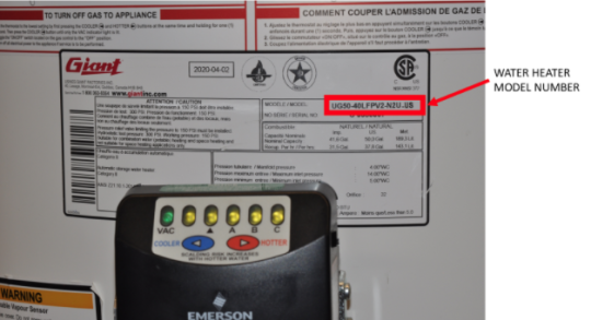 Recalled Usines Giant Factories Heater product label
