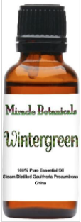 Recalled Miracle Botanicals Wintergreen Essential Oil