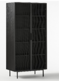 Recalled Trace Black Bookcase (SKU 603-232)
