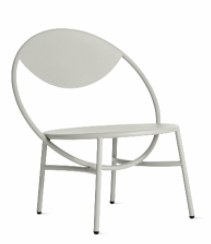 Recalled Arc Lounge Chair Frame in white