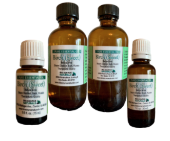 Recalled Bio Source Naturals Birch Sweet Essential Oils - 15 mL, 30 mL, 60 mL and 120 mL 