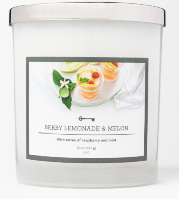 Recalled 20oz Lidded Milky Glass 3-Wick Threshold Candle