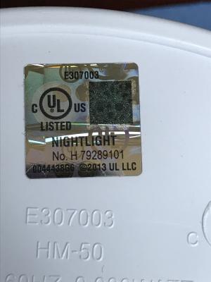 Nightlight UL Label