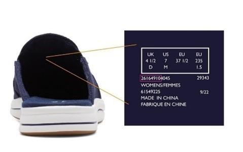 How to Apply Clarks Shoe Labels?