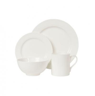 Recalled Fitz and Floyd Nevaeh White Can Mug Sold with Dinnerset 