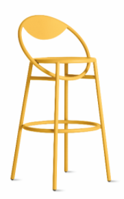 Recalled Arc Barstool Frame in yellow