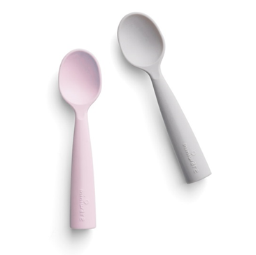 Recalled Miniware teething spoons in cotton candy and gray