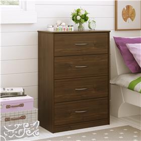 Ameriwood Mainstays chest of drawers in walnut - 5412214PCOM