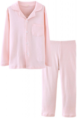 ASHERGAL children’s two-piece pajama set in pink