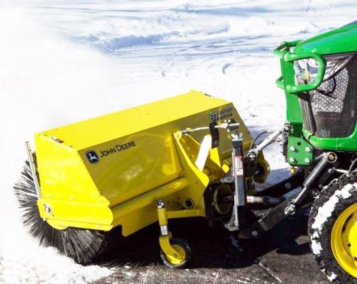 60-inch Broom Attachment for John Deere Compact Utility Tractor