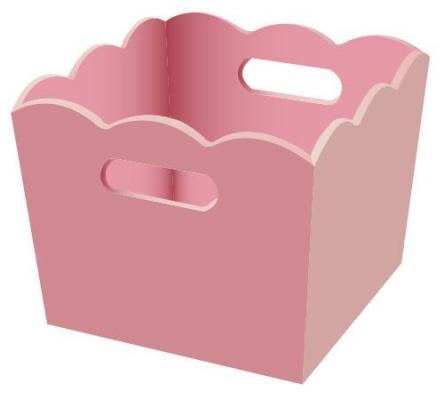 Recalled Children's Storage Bin (Pink)